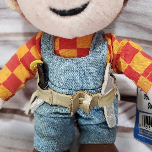 🌞SOLD🌞 Applause Bob The Builder 6.5" Posable Plush Doll 2001 Faux Leather - Picture 5 of 15